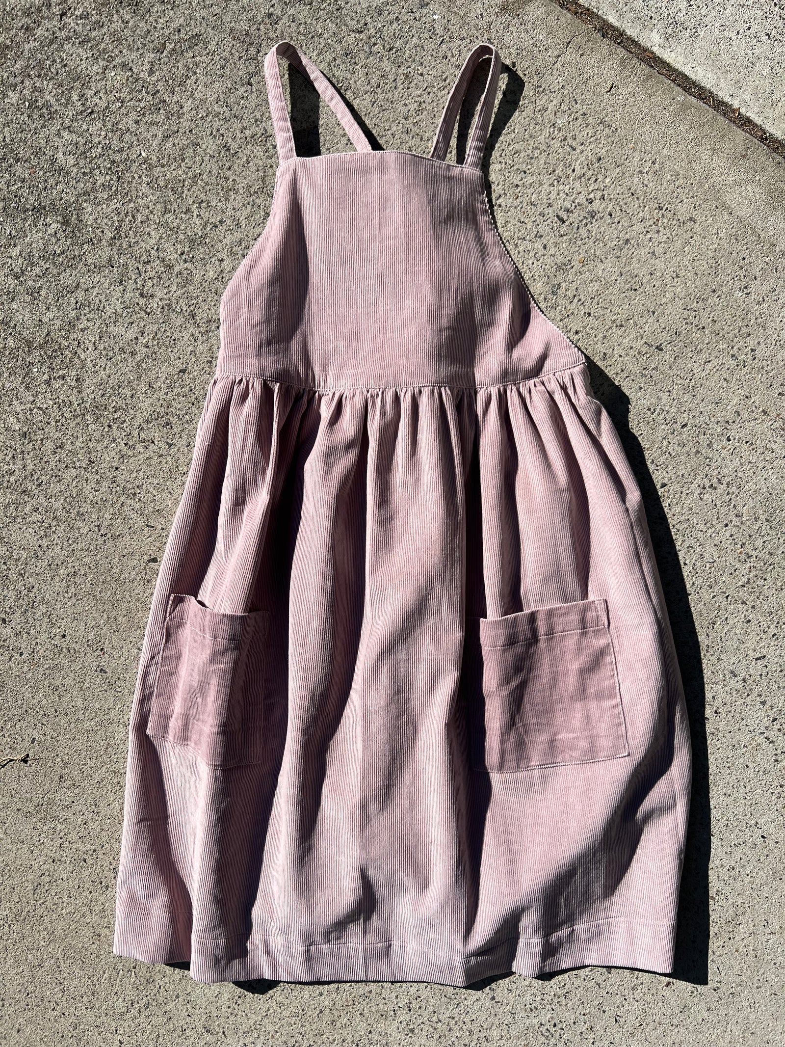 Printebebe Holiday Dress in Lilac Cord