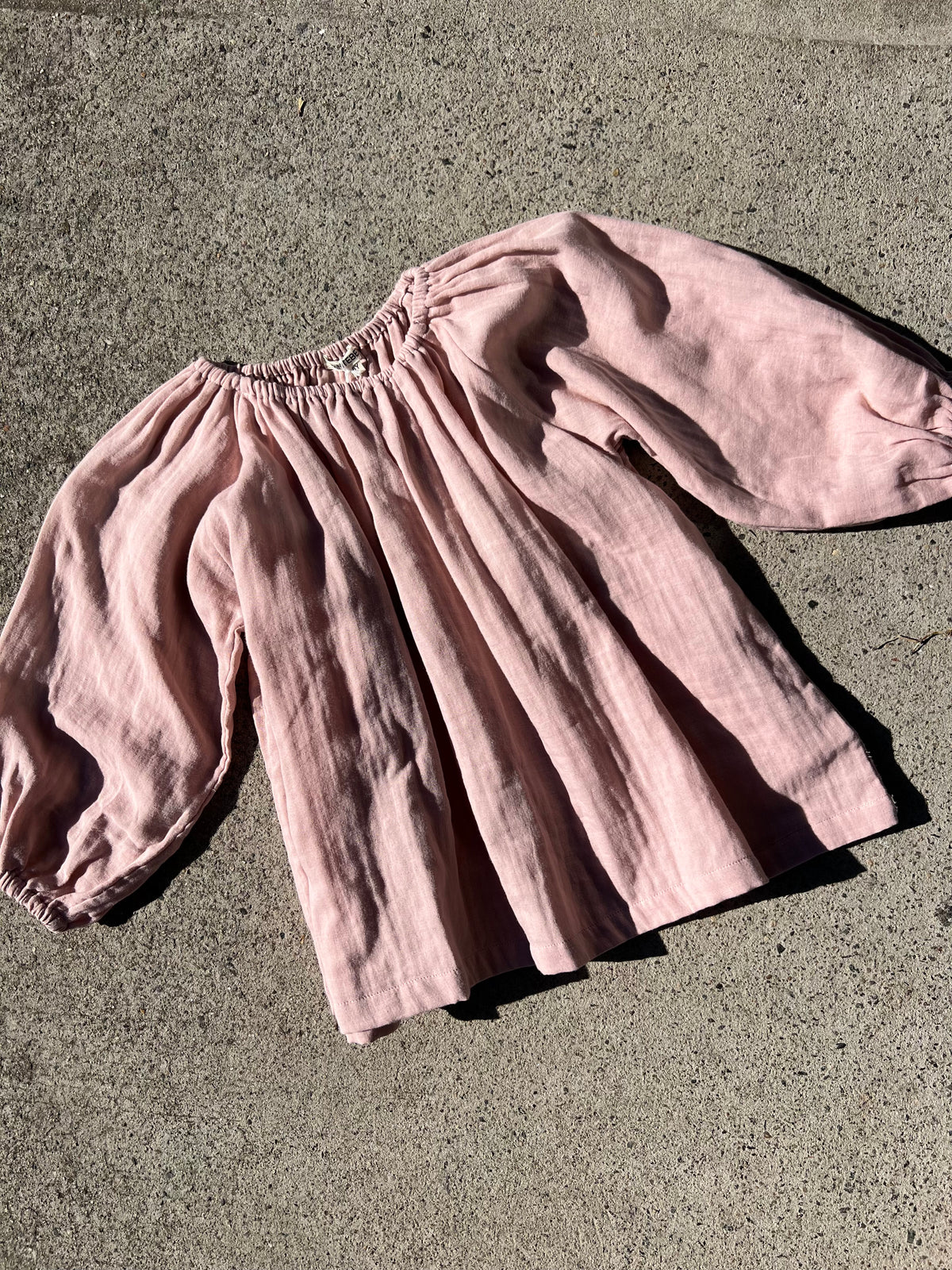 Printebebe Super Soft Puff Sleeve Smock Top