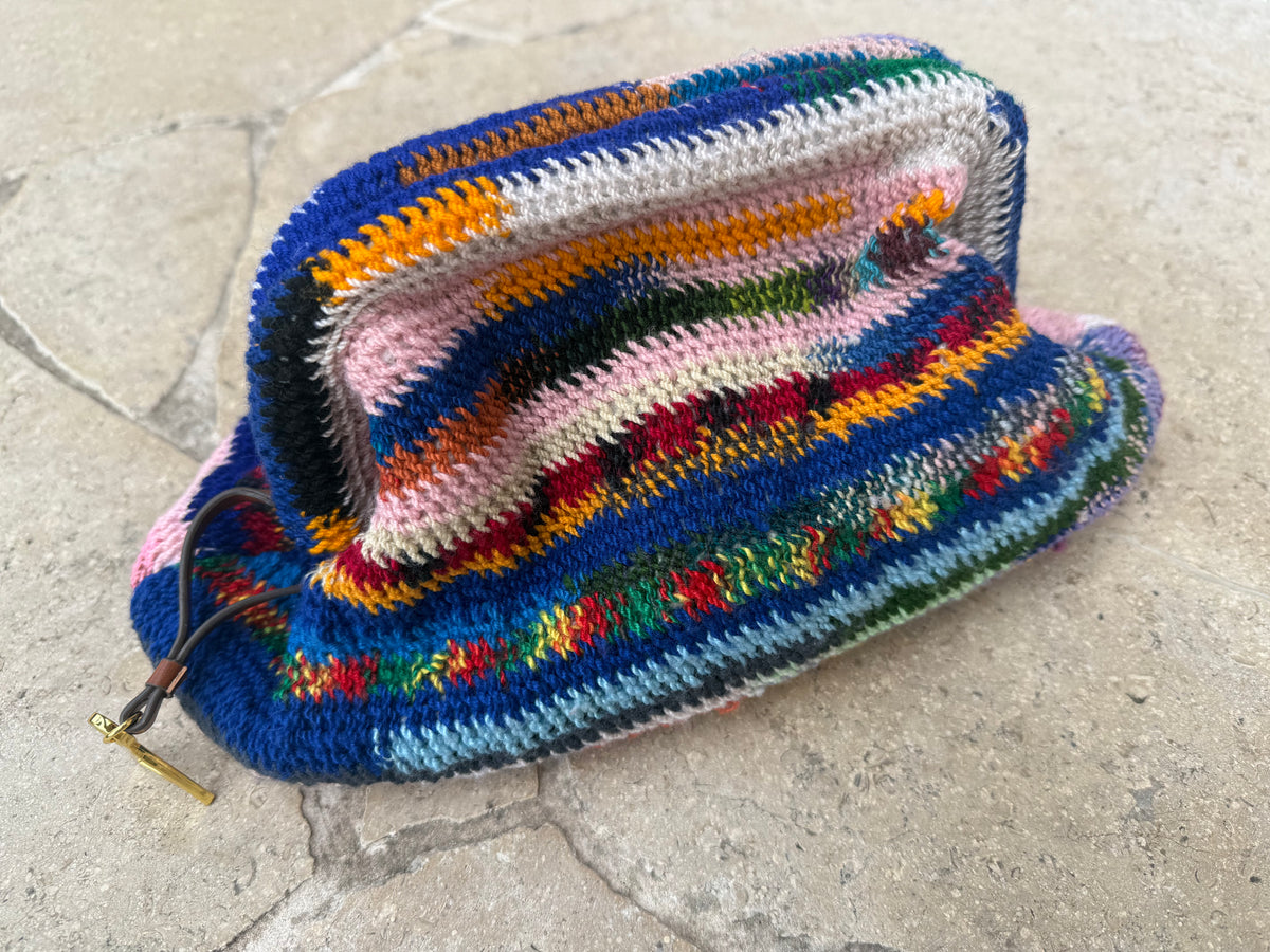 Among Equals One of a Kind Bilum Clutch- Multi