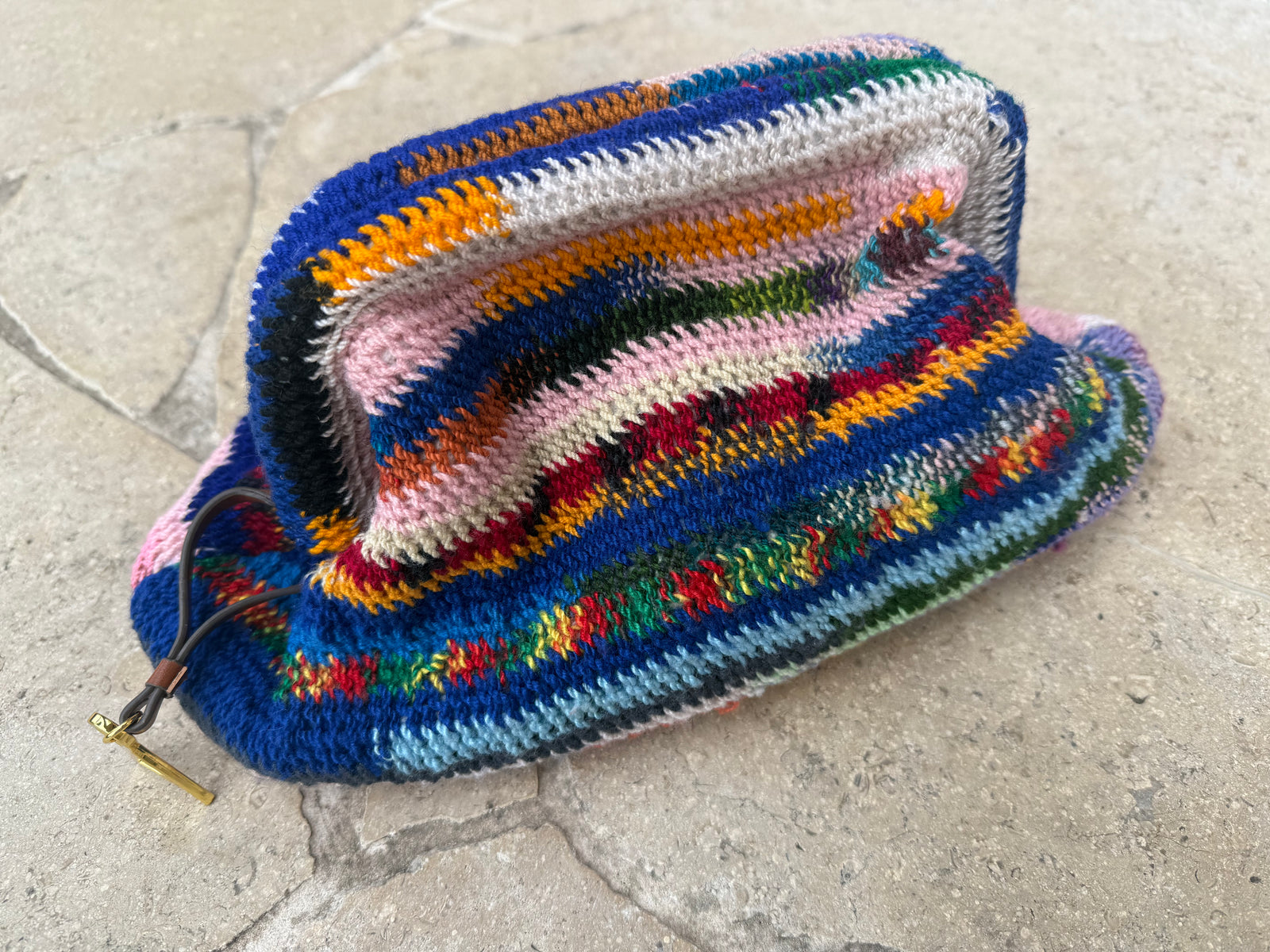 Among Equals One of a Kind Bilum Clutch- Multi