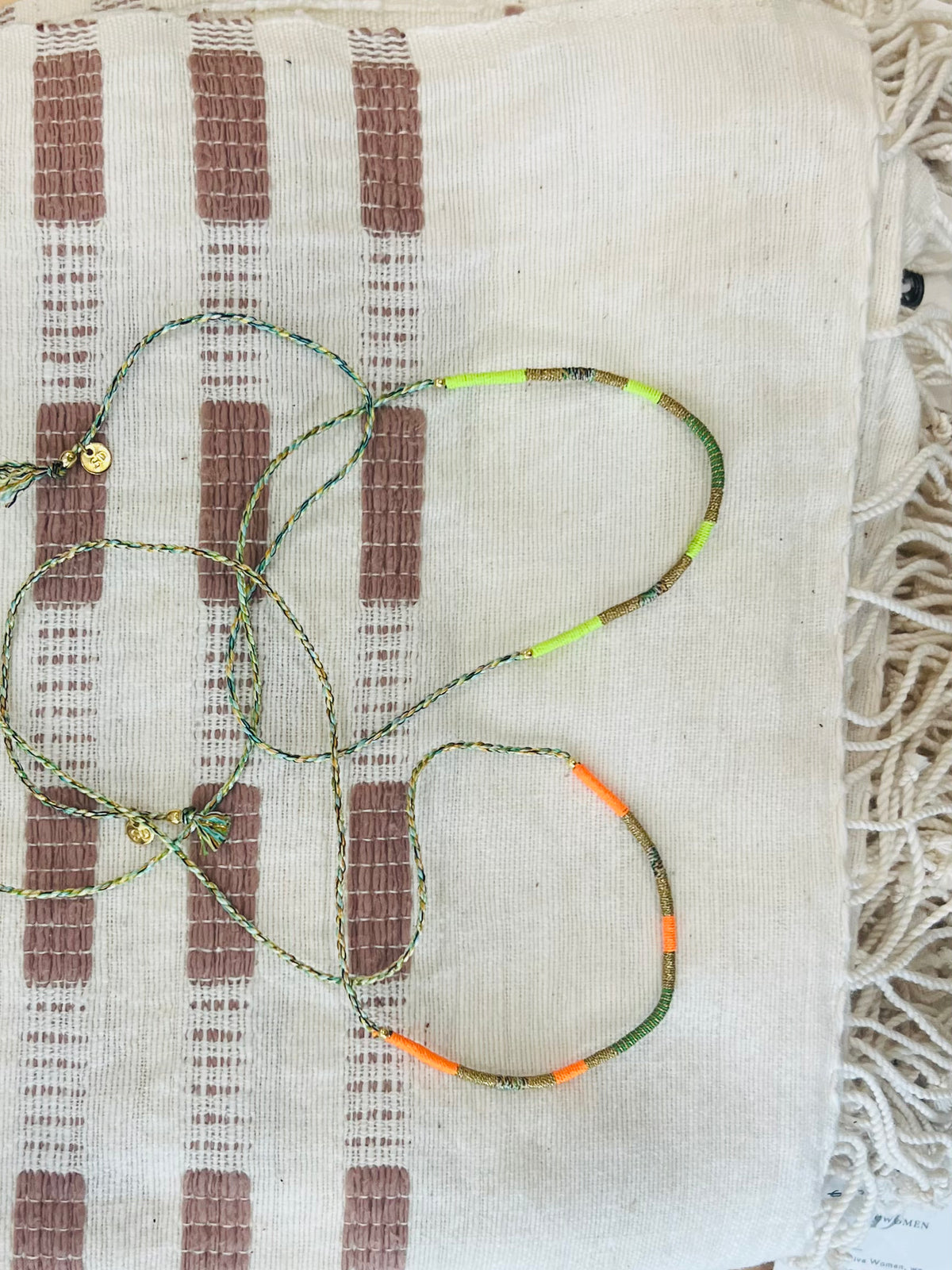 Sophie Deschamps Bijoux Sukh Lucky Charm Cord Bracelet