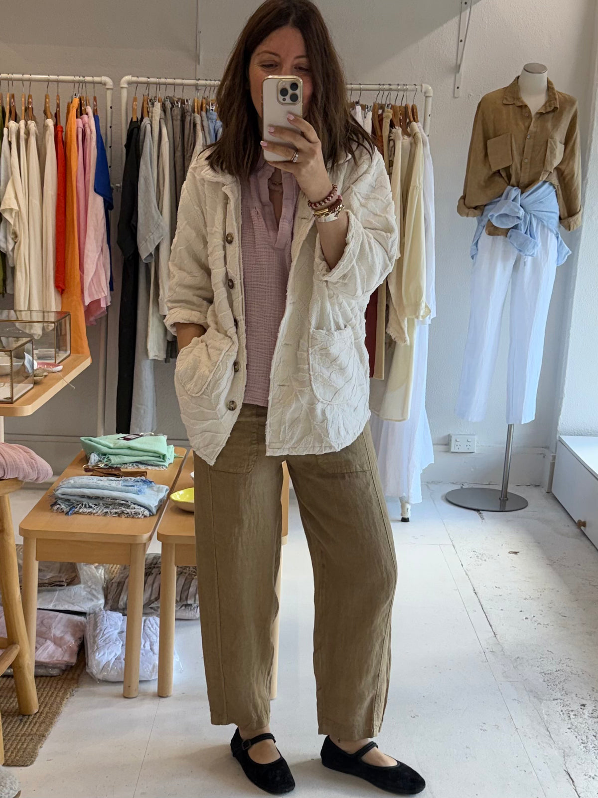 Made in Italy - Linen Pocket Pant
