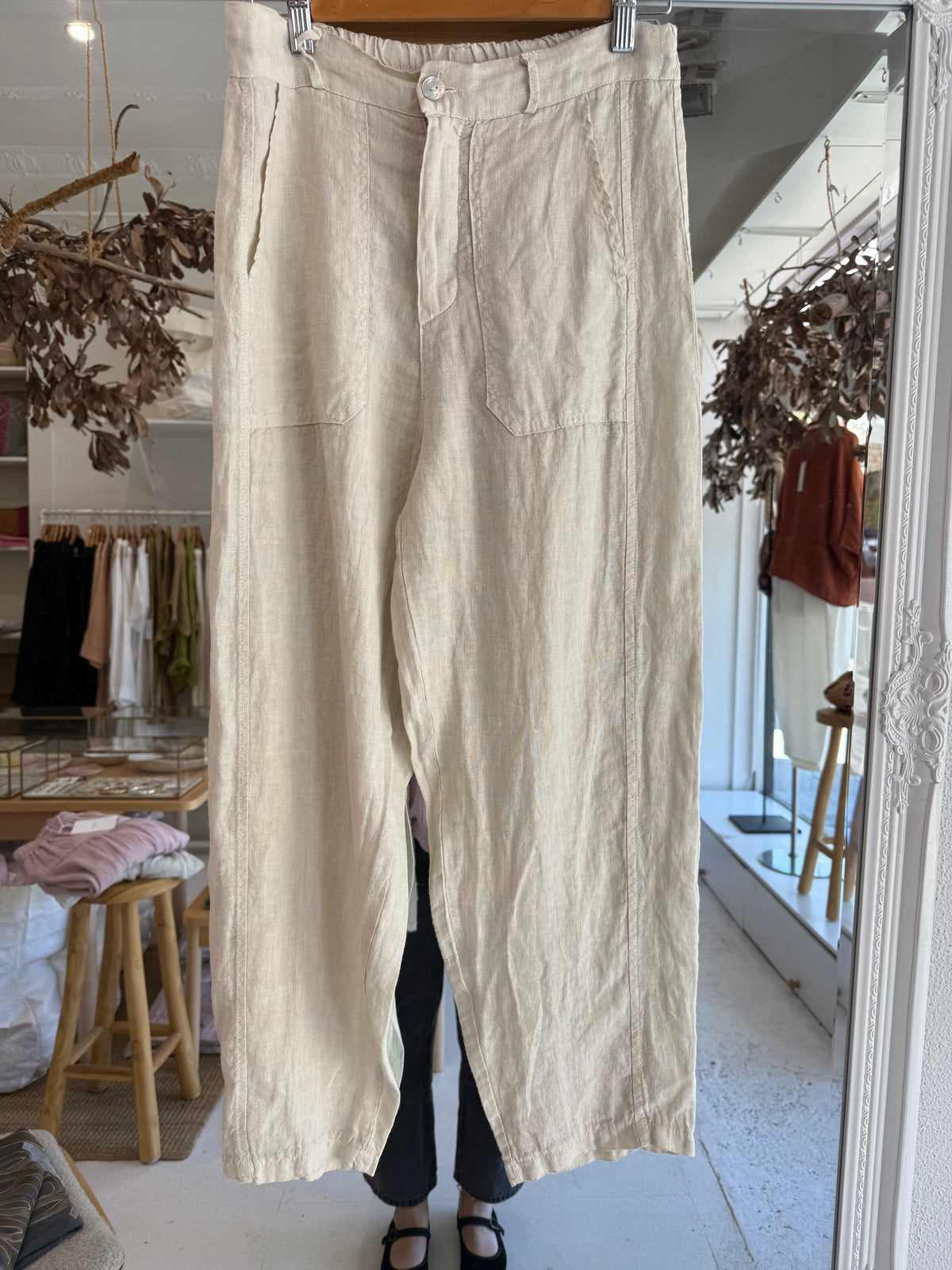 Made in Italy - Linen Pocket Pant