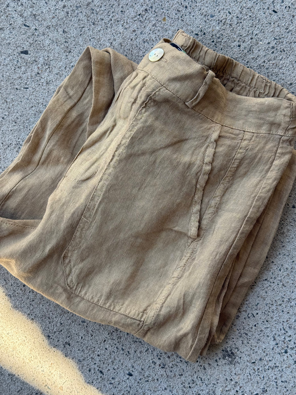 Made in Italy - Linen Pocket Pant