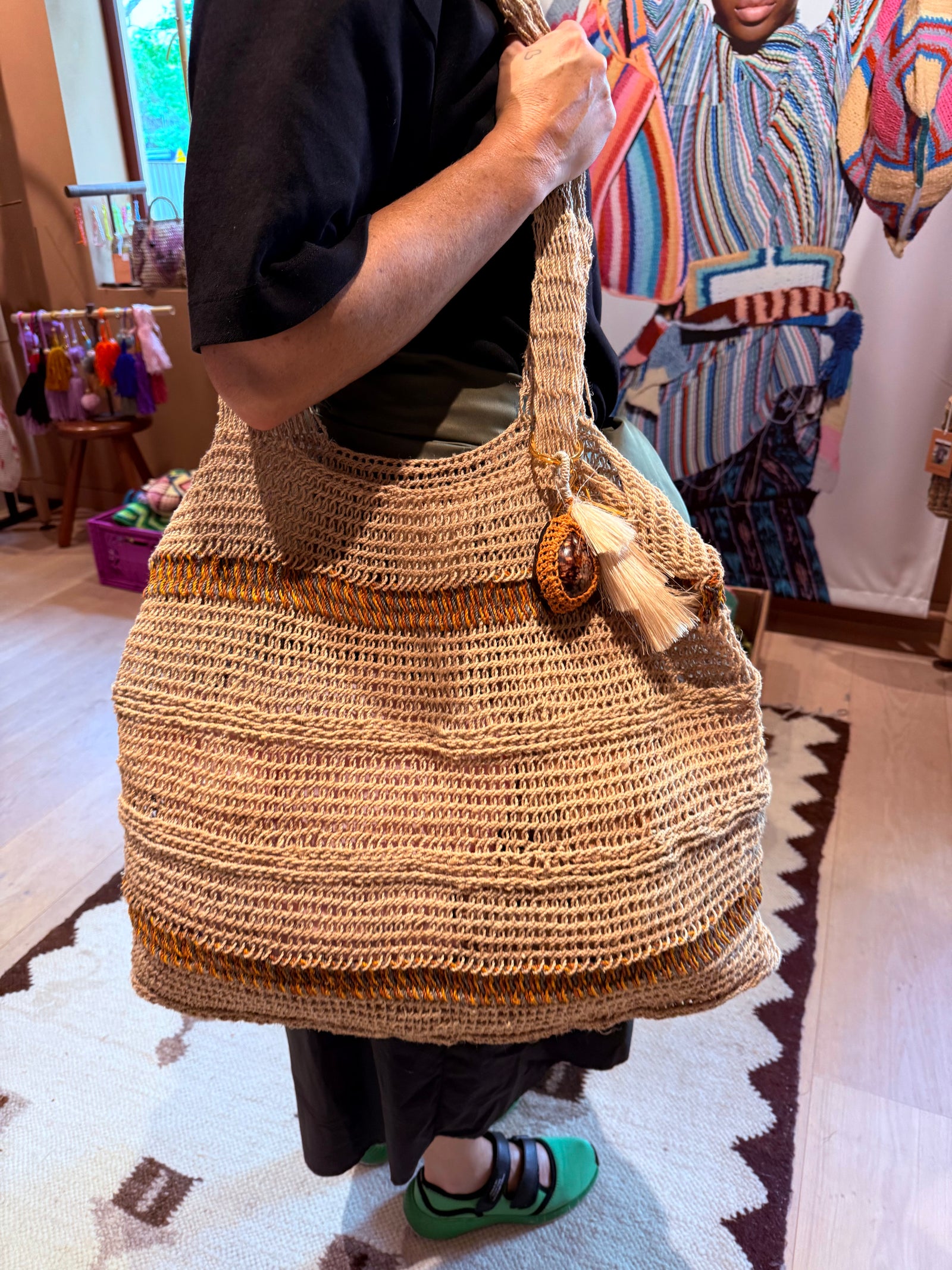 Among Equals extra large bilum- natural