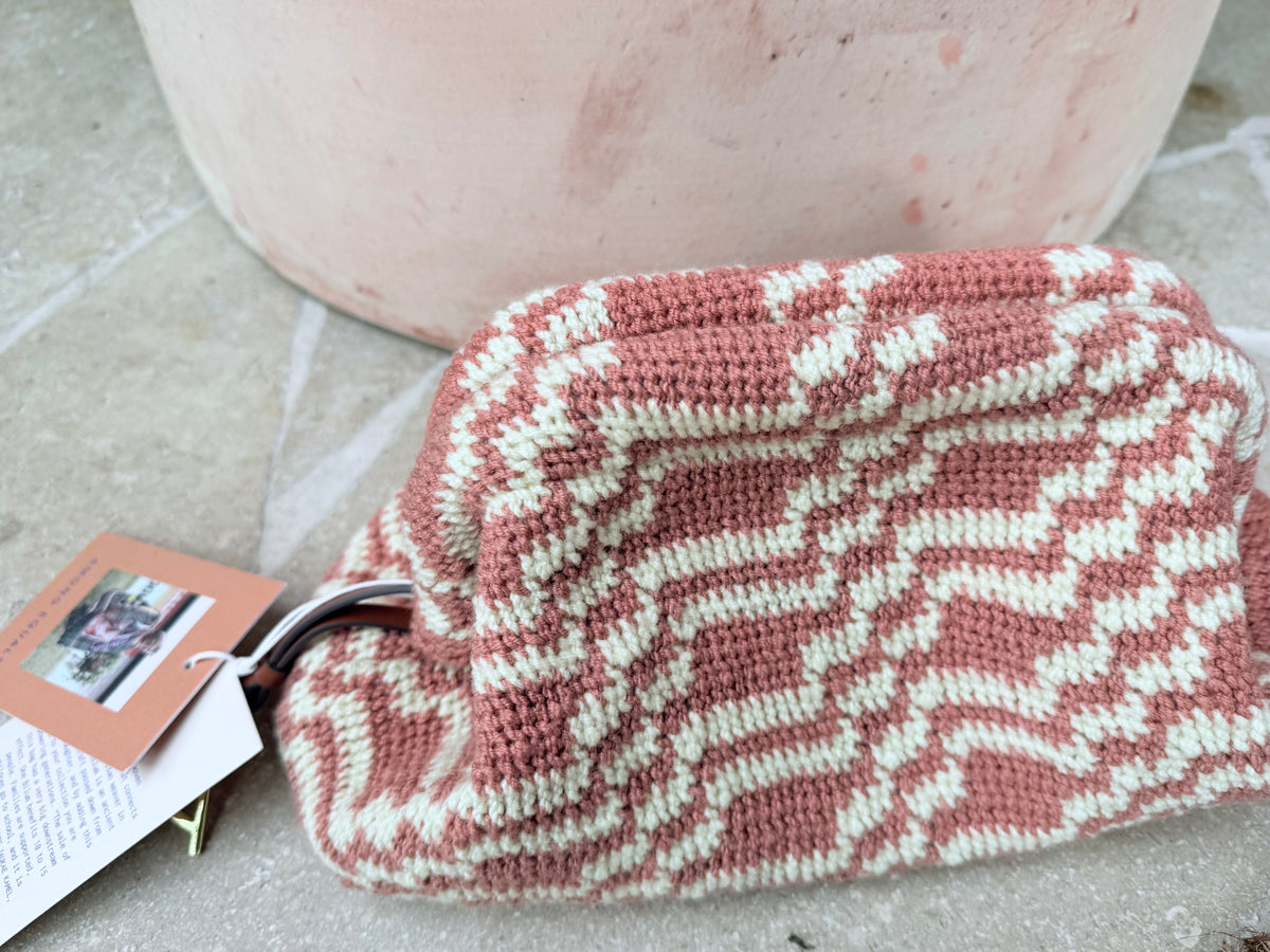 Among Equals Saiyore Two Needle Bilum Clutch