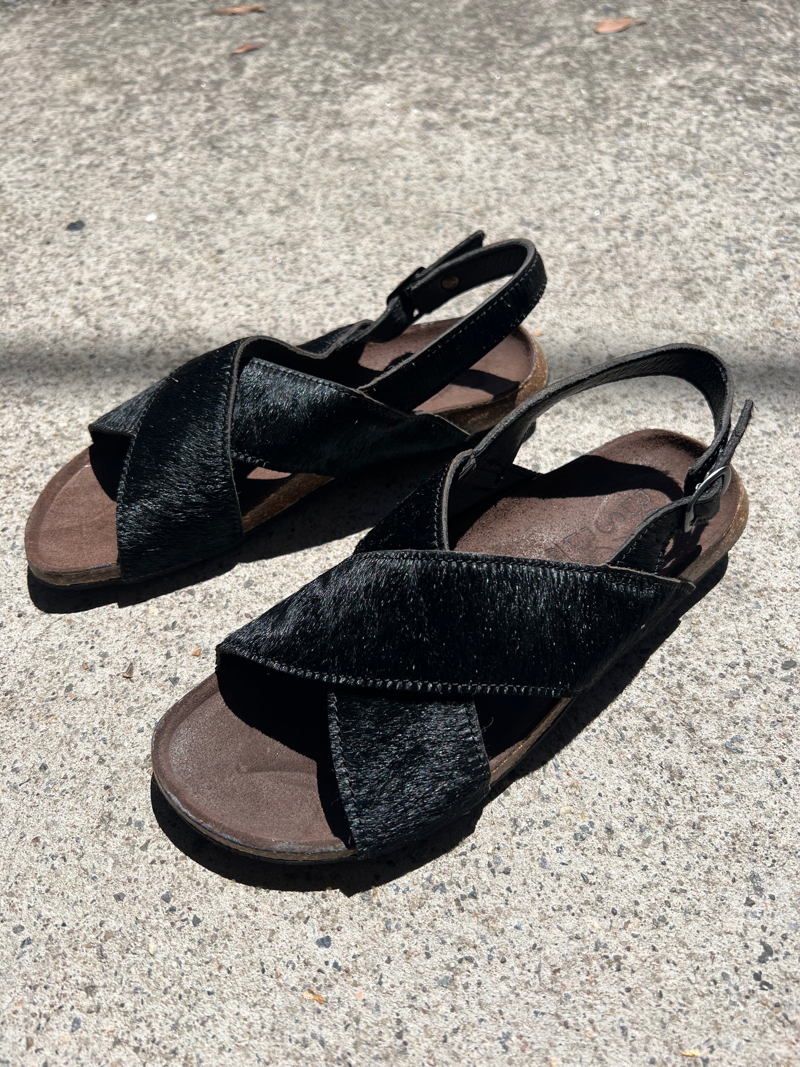 Bosabo Cross Over Sandal - Noir