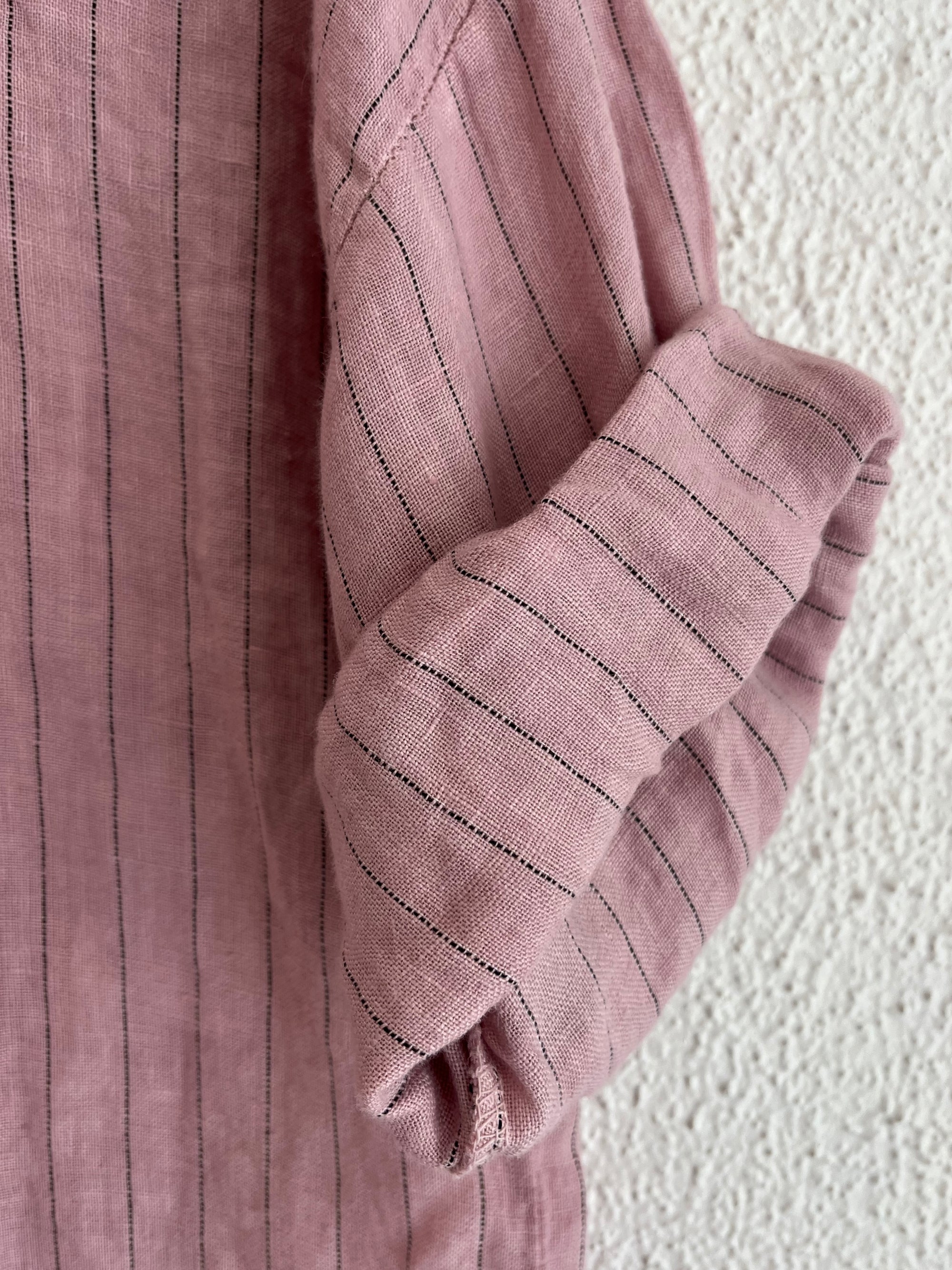 Nais Paris pin stripe linen shirt