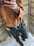 Nais Paris Khaki Cotton Slouch Pant
