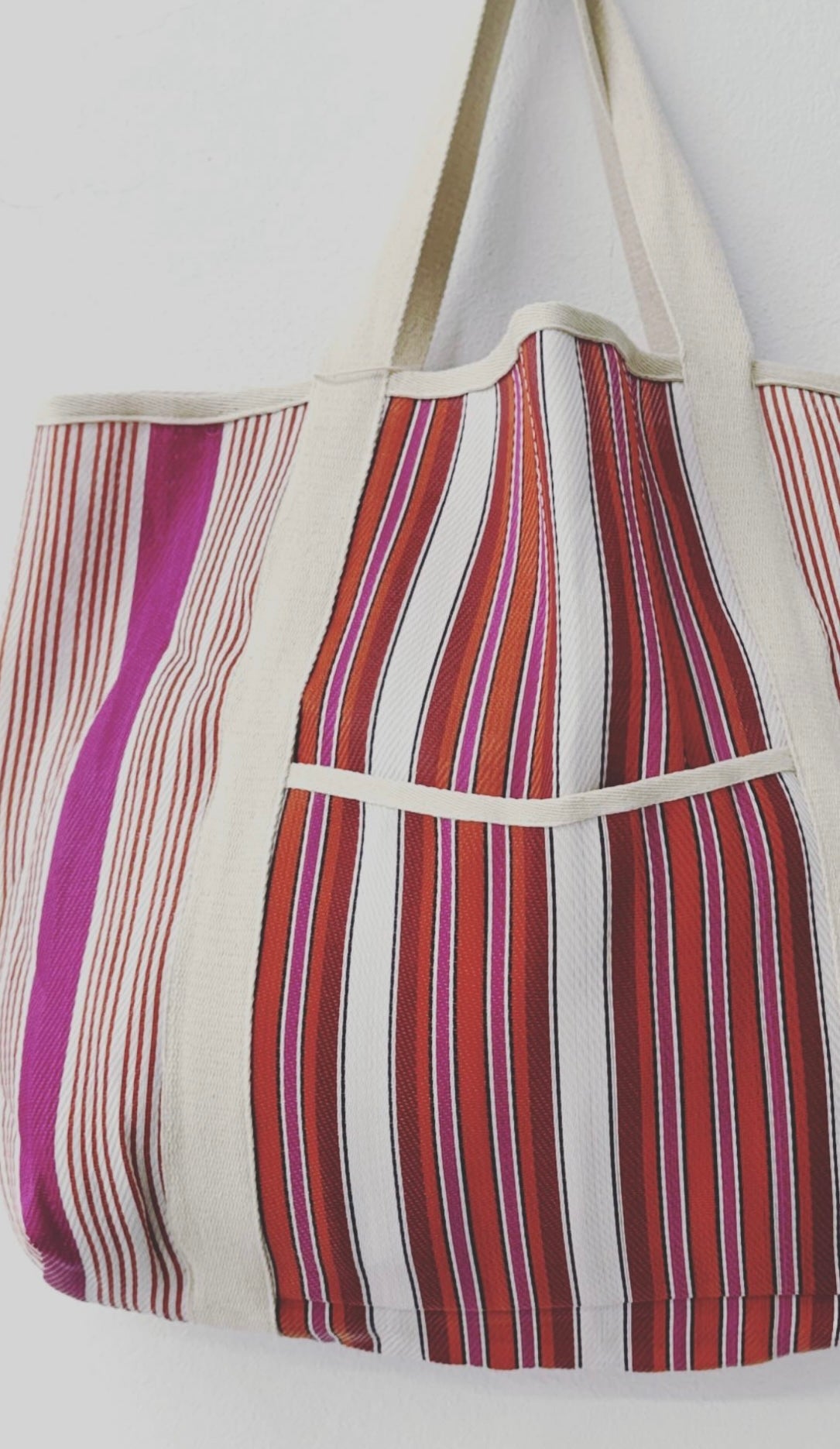 Mamapapa recycled pink bag