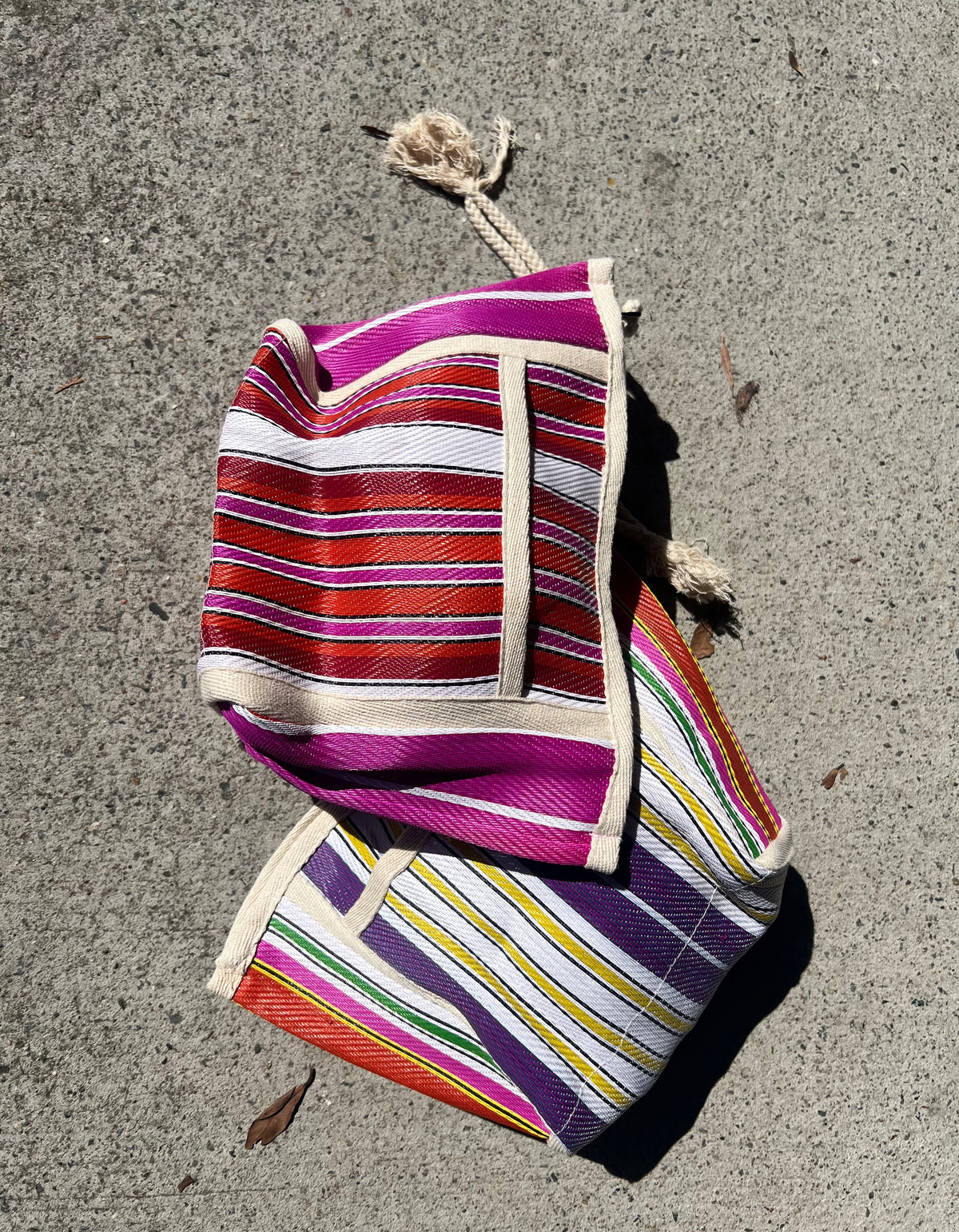 Mamapapa recycled Stripe Pouch