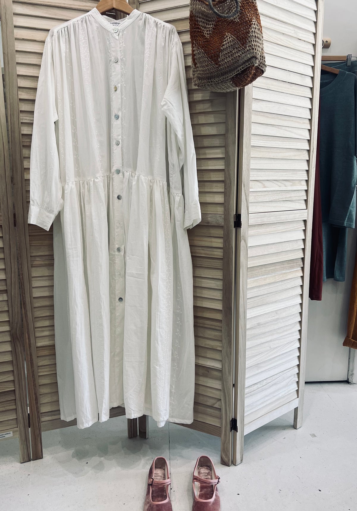 Mamapapa Aimee White Broderie Dress