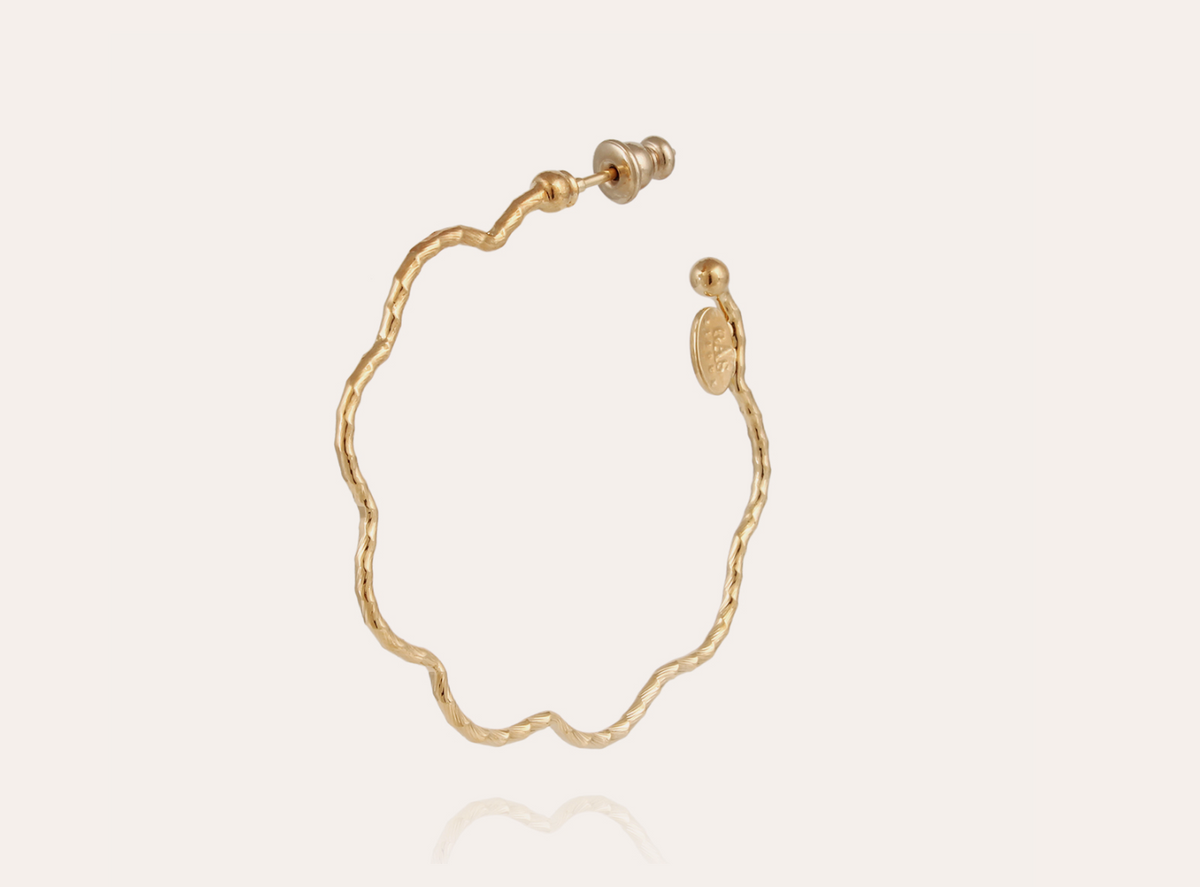 Gas Bijoux Florette hoop earrings - Gold
