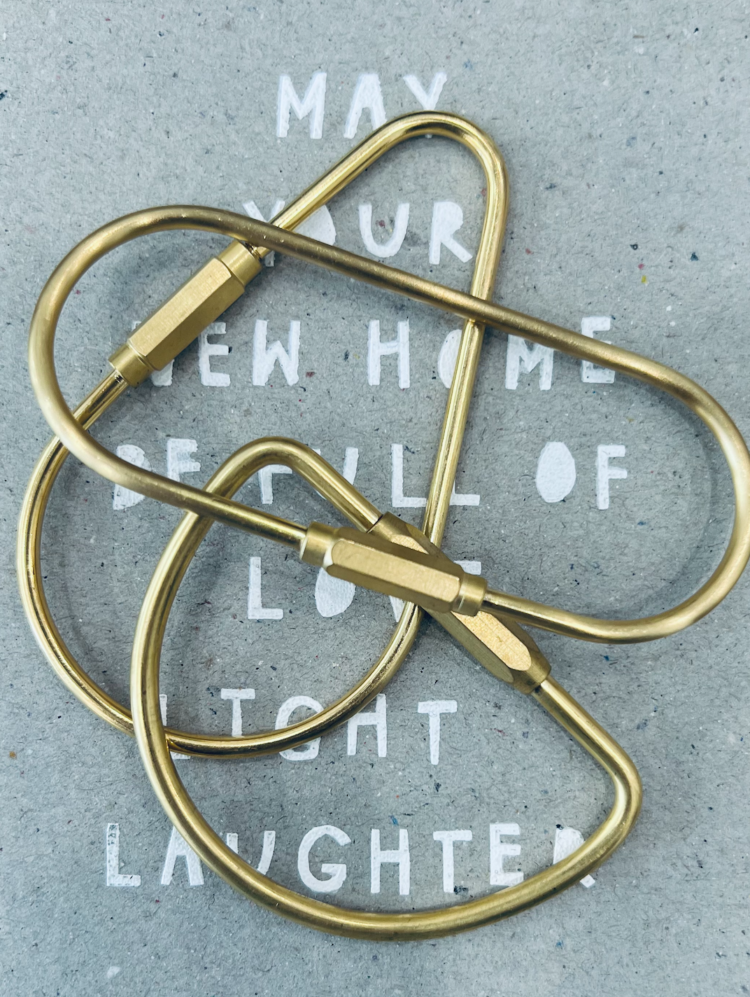 Brass Key Ring