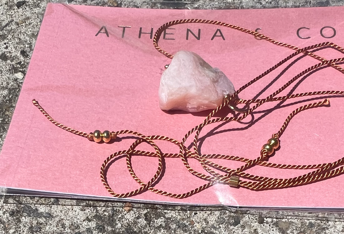 ATHENA +  CO Stone and Thread Necklace