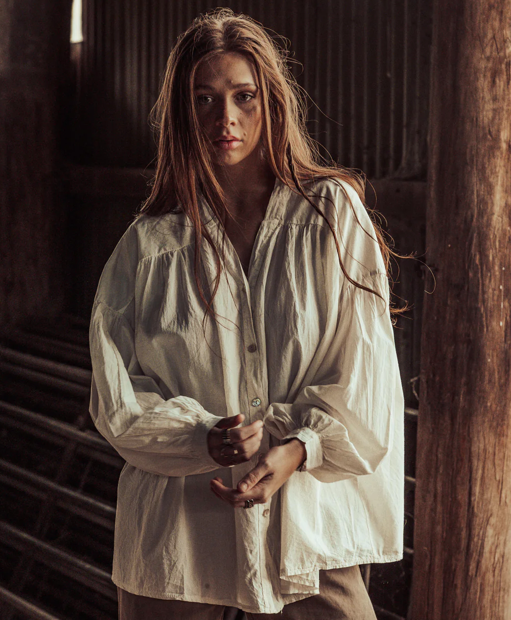 Mamapapa Bonnie Cotton Blouse