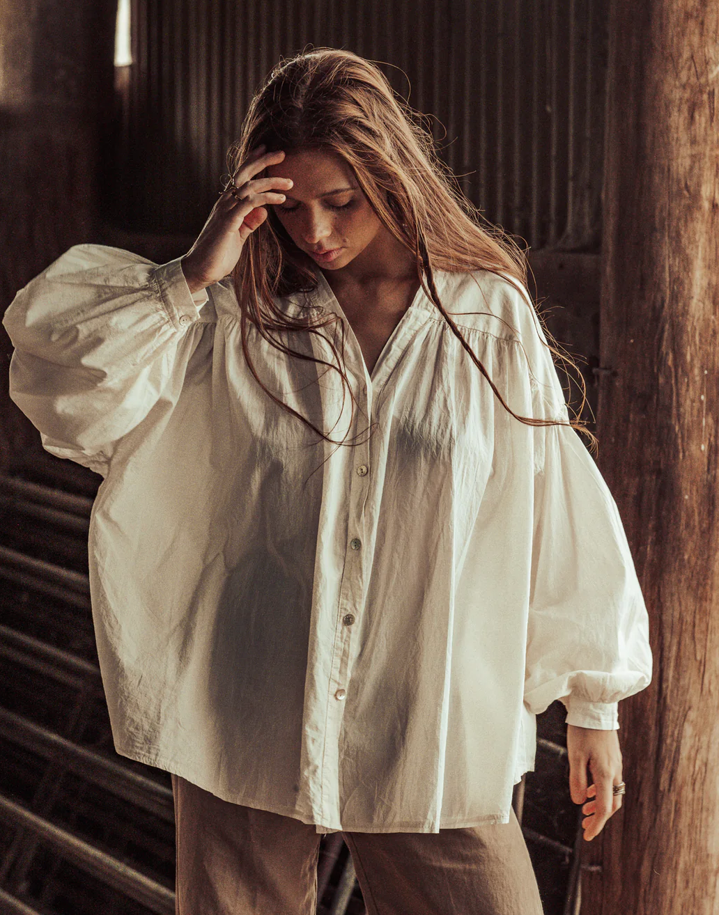Mamapapa Bonnie Cotton Blouse