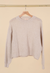 Nais Paris round neck balloon sleeve sweater