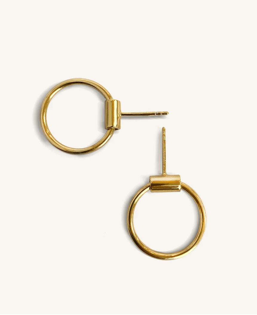 Pigna Cardea gold hoops