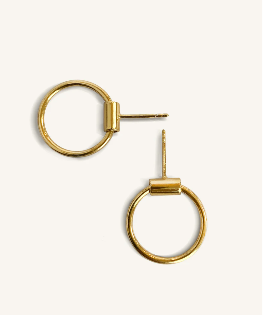 Pigna Cardea gold hoops