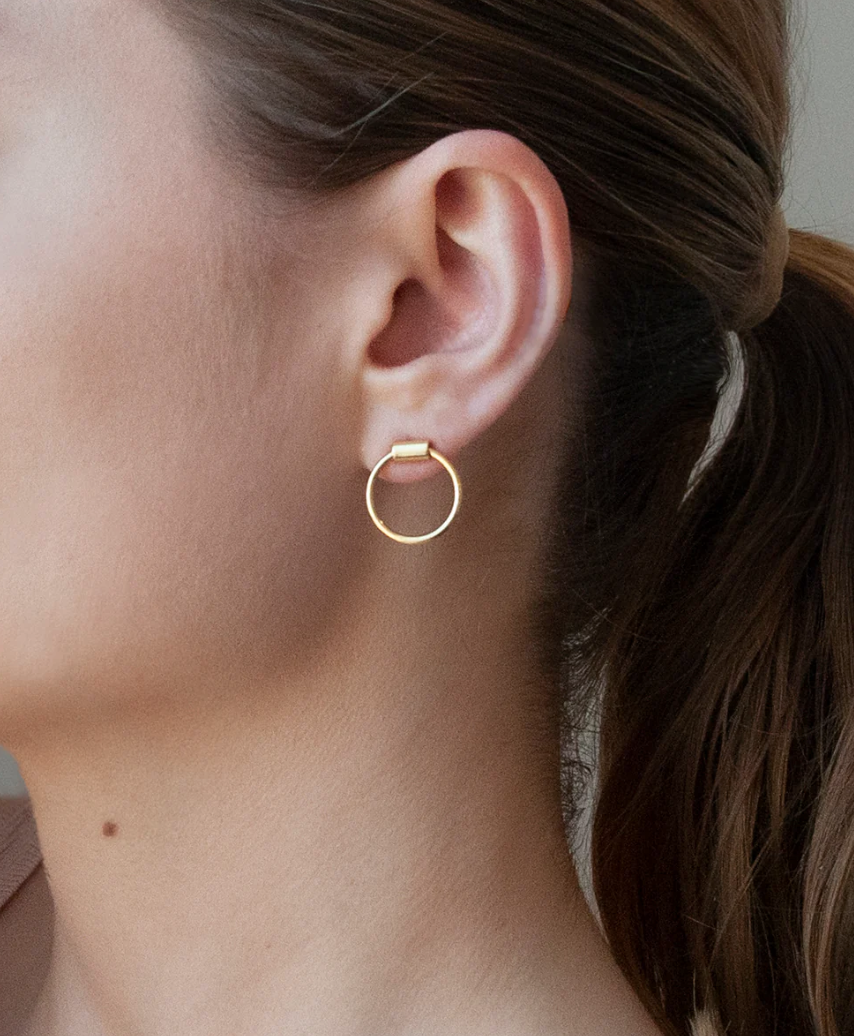 Pigna Cardea gold hoops
