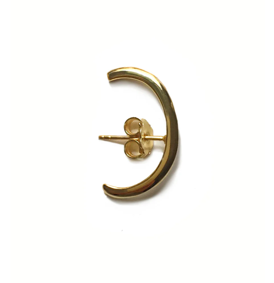 Pigna gold ear curve (sold as a single)