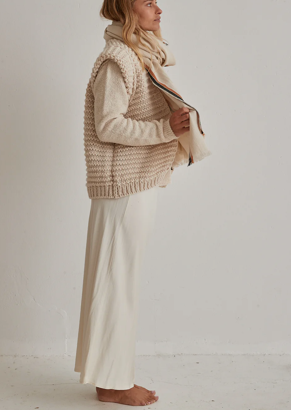 Mamapapa Plume Knitted Vest