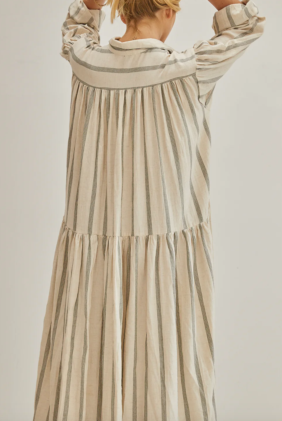 PRE-LOVED Mamapapa Aimee Long Stripe Dress (near as new)