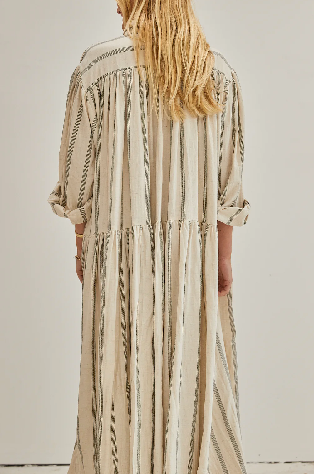 PRE-LOVED Mamapapa Aimee Long Stripe Dress (near as new)
