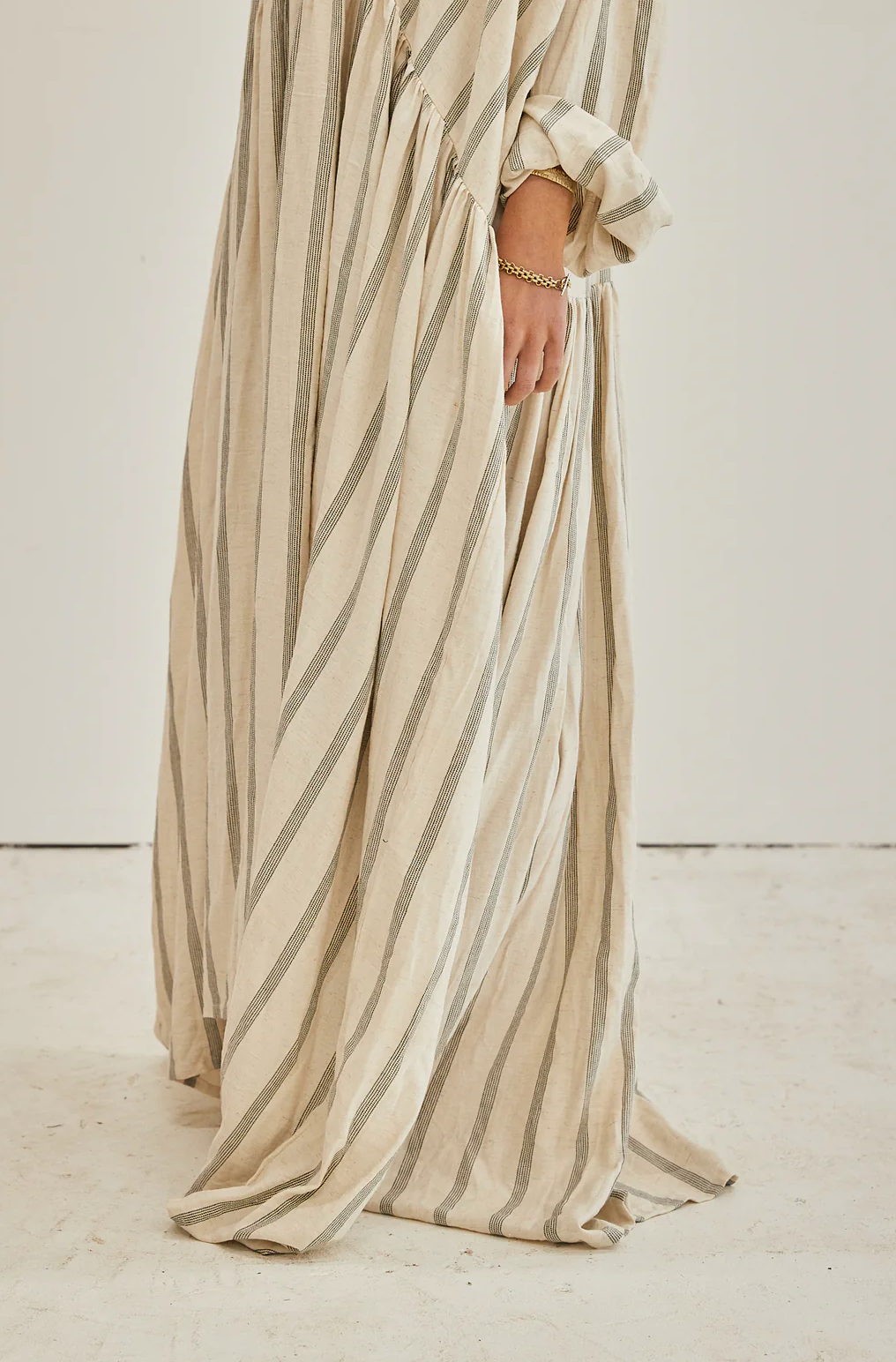 PRE-LOVED Mamapapa Aimee Long Stripe Dress (near as new)