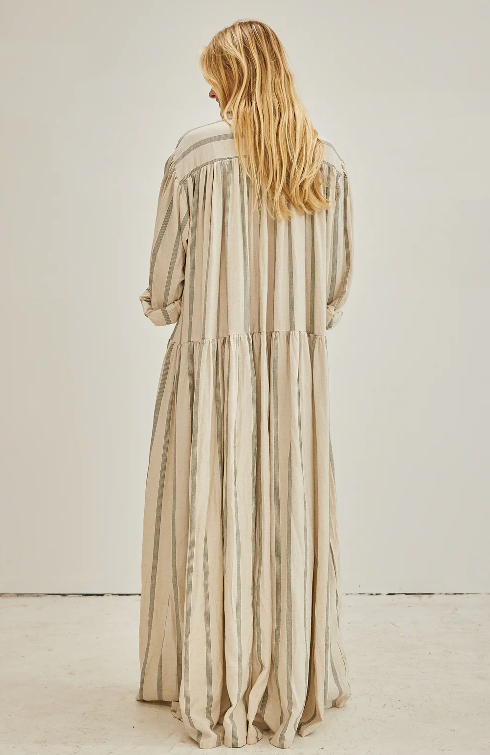PRE-LOVED Mamapapa Aimee Long Stripe Dress (near as new)