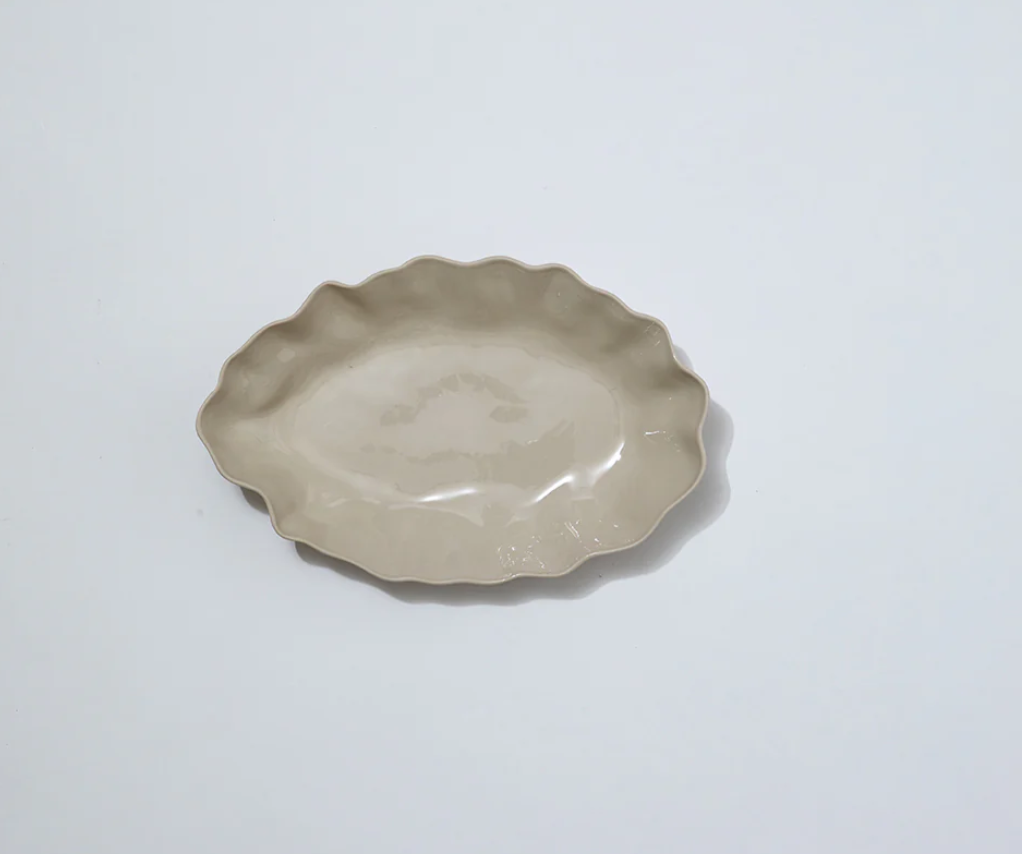 Marmoset Found Ruffle Rectangular Platter