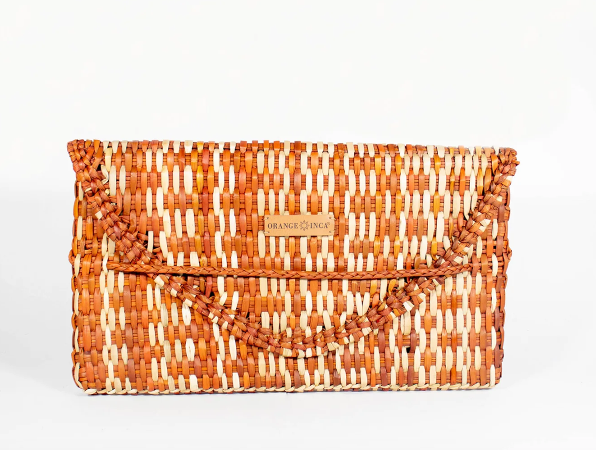 Orange Inca Lima Clutch