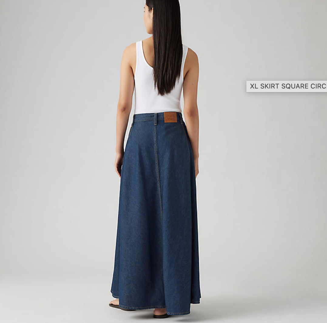 Levi&#39;s XL Circle Maxi Skirt