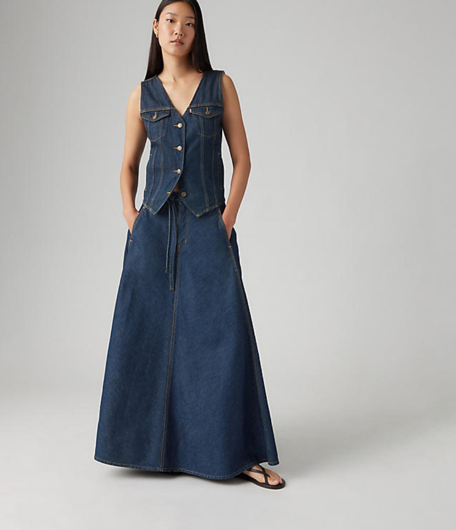 Levi&#39;s XL Circle Maxi Skirt