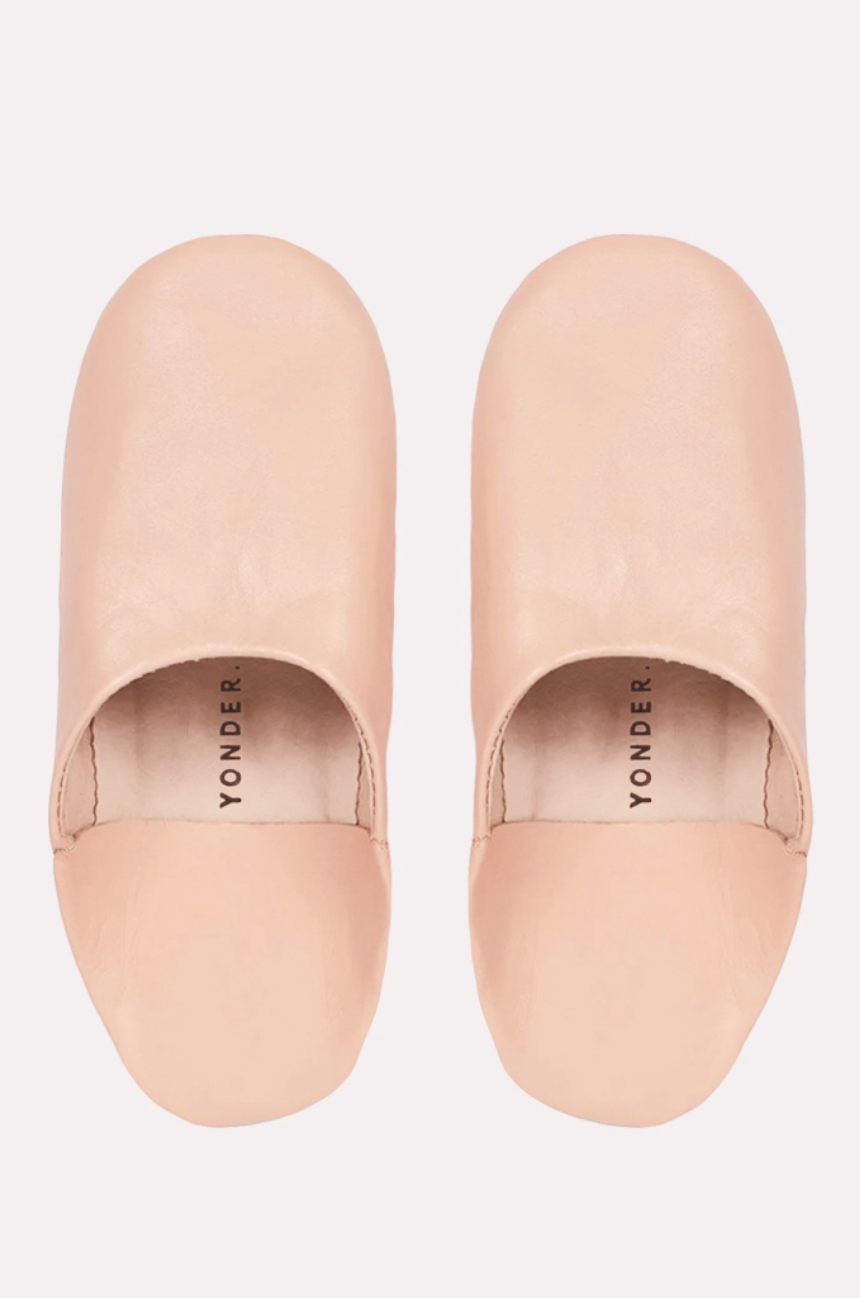 Yonder Leather Babouche Slippers