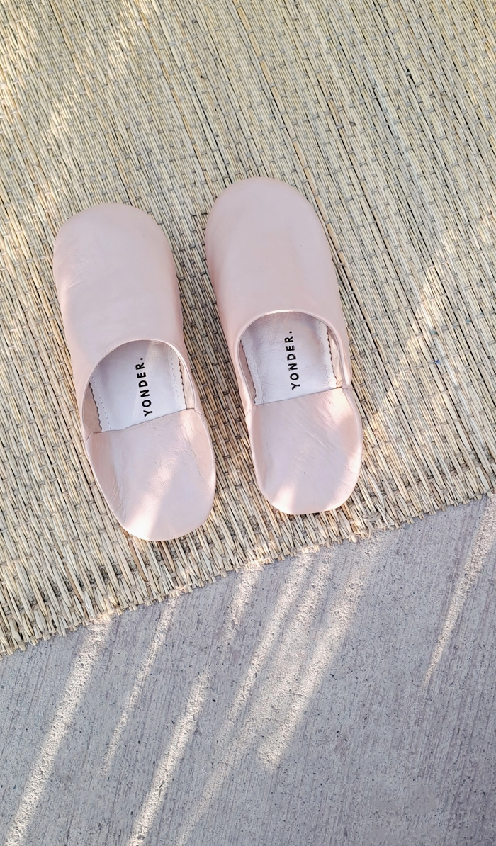Yonder Leather Babouche Slippers