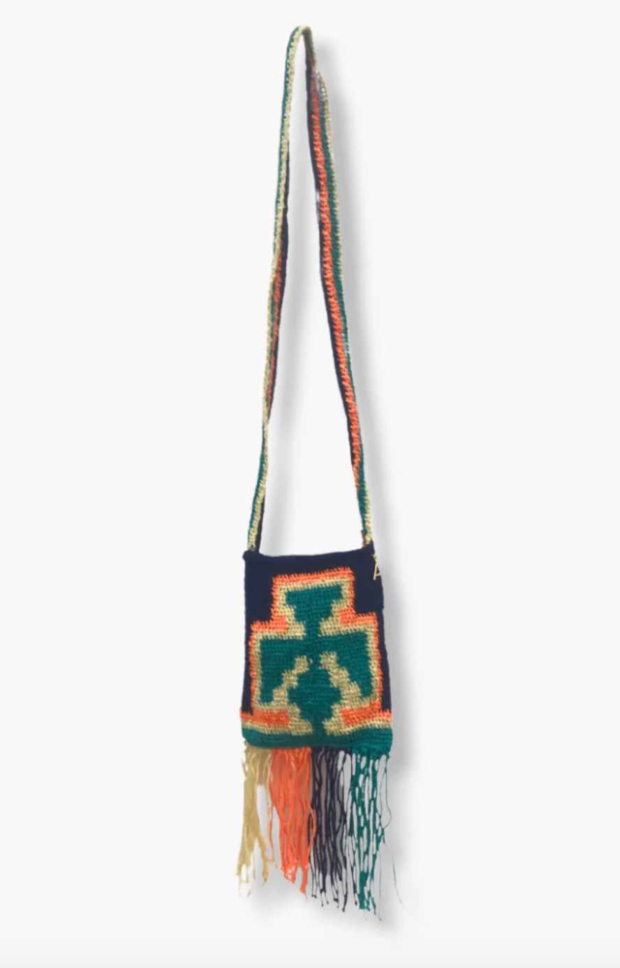 Among Equals Kandu Design Mini cross body with tassel