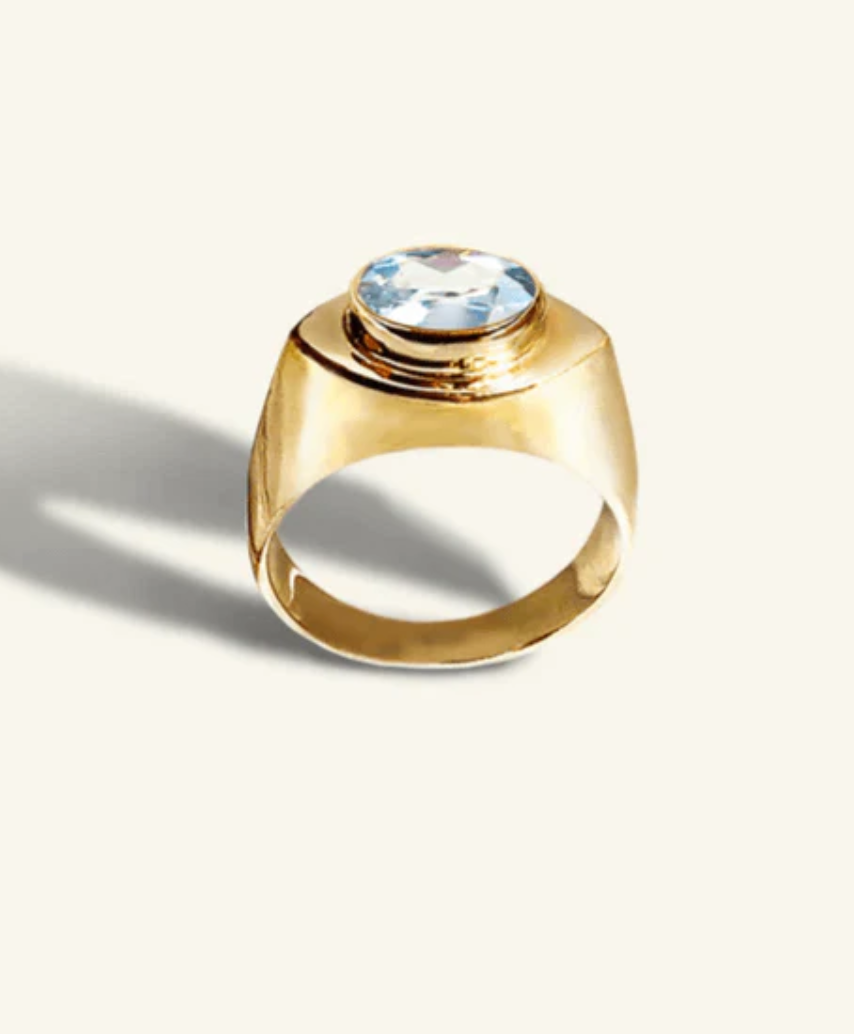 Pigna Aquamarine Ayna Ring