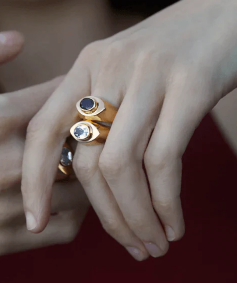 Pigna Aquamarine Ayna Ring