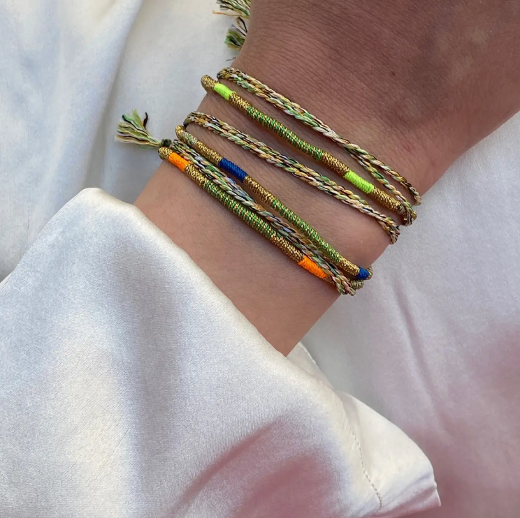 Sophie Deschamps Bijoux Sukh Lucky Charm Cord Bracelet