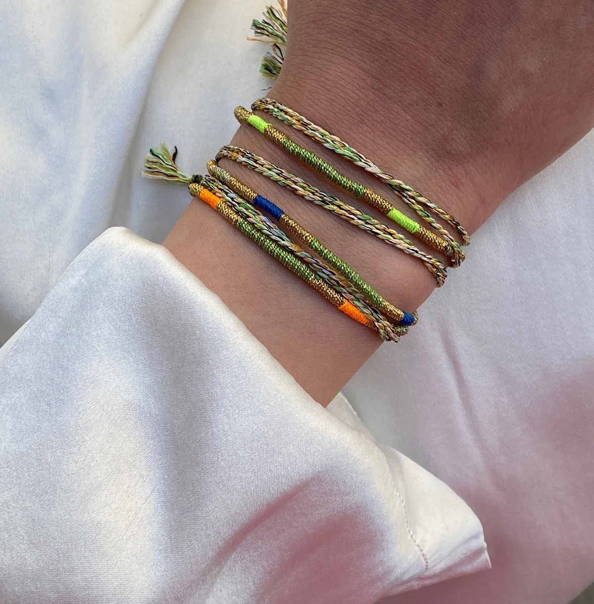 Sophie Deschamps Bijoux Sukh Lucky Charm Cord Bracelet