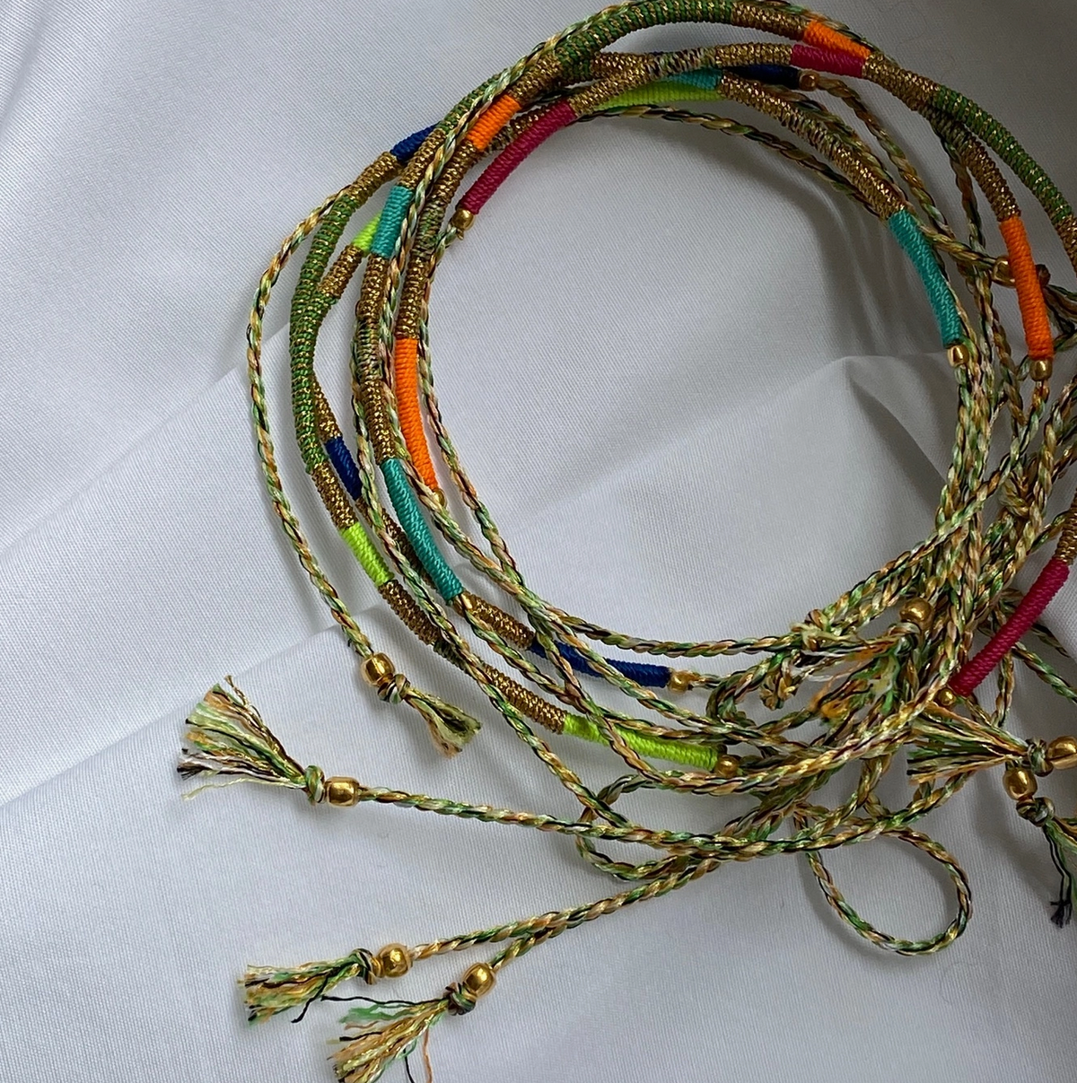 Sophie Deschamps Bijoux Sukh Lucky Charm Cord Bracelet