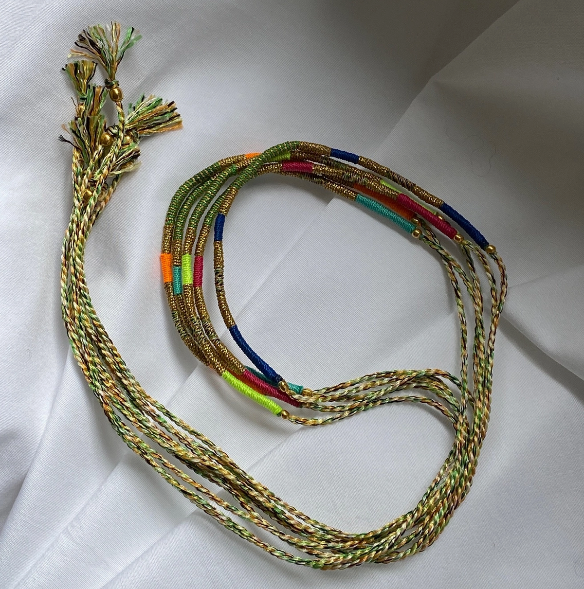 Sophie Deschamps Bijoux Sukh Lucky Charm Cord Bracelet