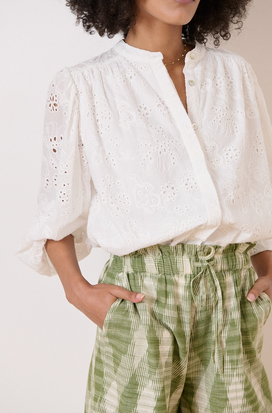Garance Paris Eyelet embroidered Blouse