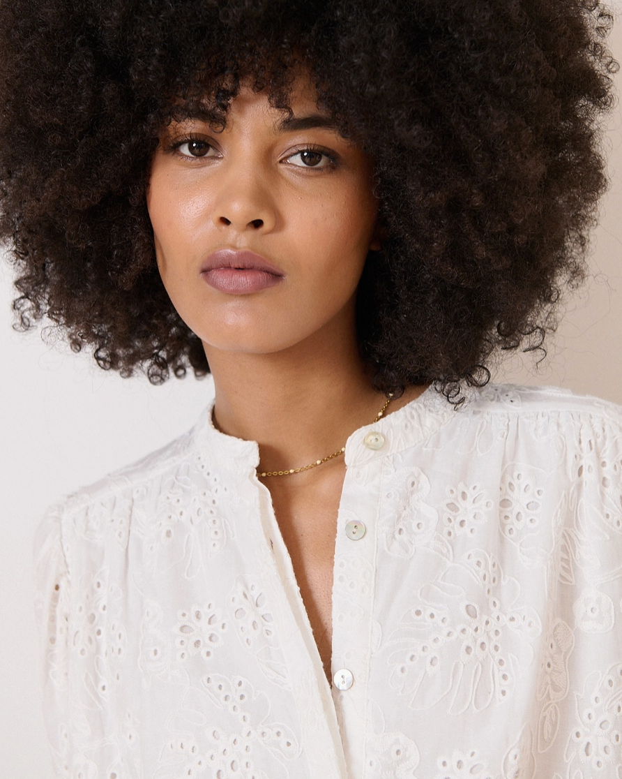 Garance Paris Eyelet embroidered Blouse