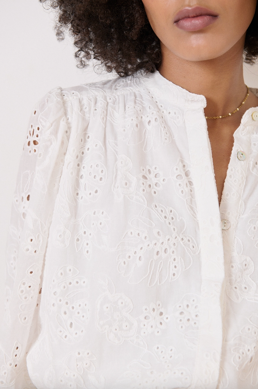 Garance Paris Eyelet embroidered Blouse