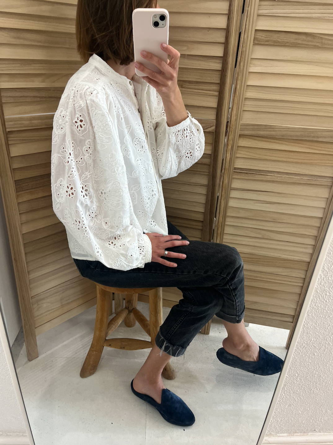 Garance Paris Eyelet embroidered Blouse