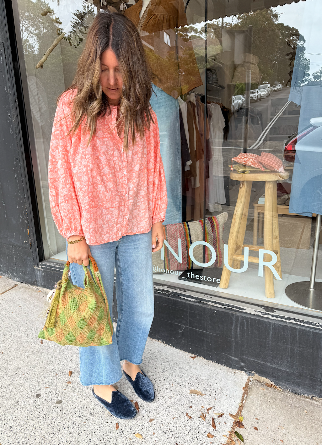 Among Equals olive diamond bilum