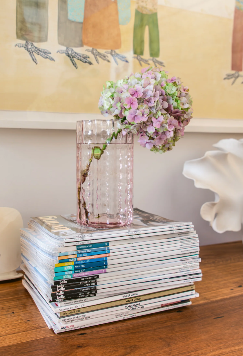 Marmoset Found Jelly Glass Vase - Pink